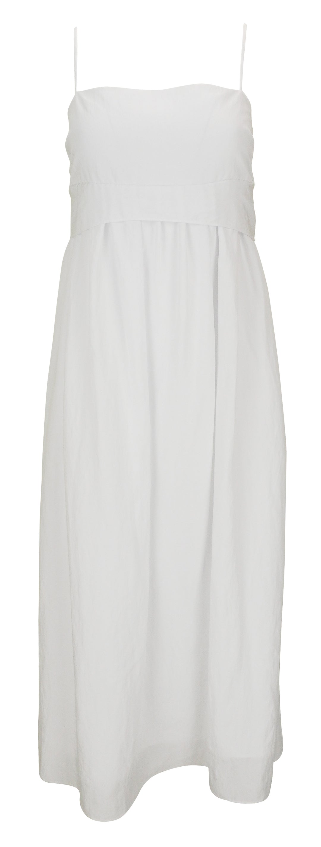 Vince. Fil Coupé Mixed Media Dress in Off White - Discounts on Vince. at UAL