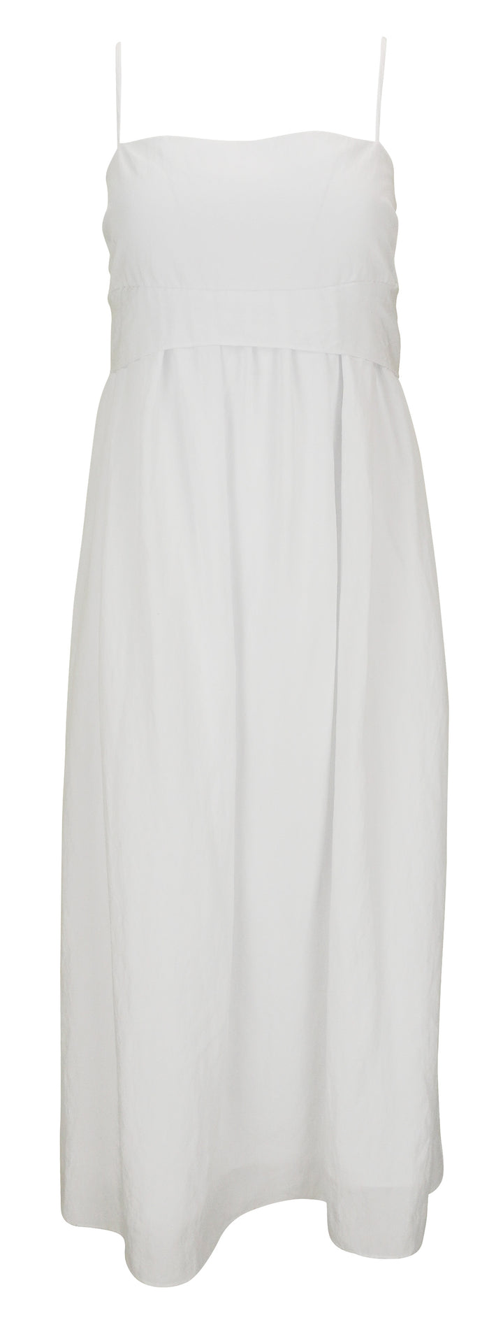 Vince. Fil Coupé Mixed Media Dress in Off White - Discounts on Vince. at UAL