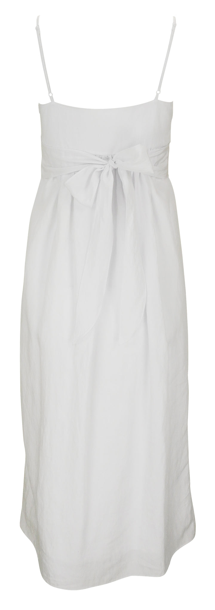 Vince. Fil Coupé Mixed Media Dress in Off White - Discounts on Vince. at UAL