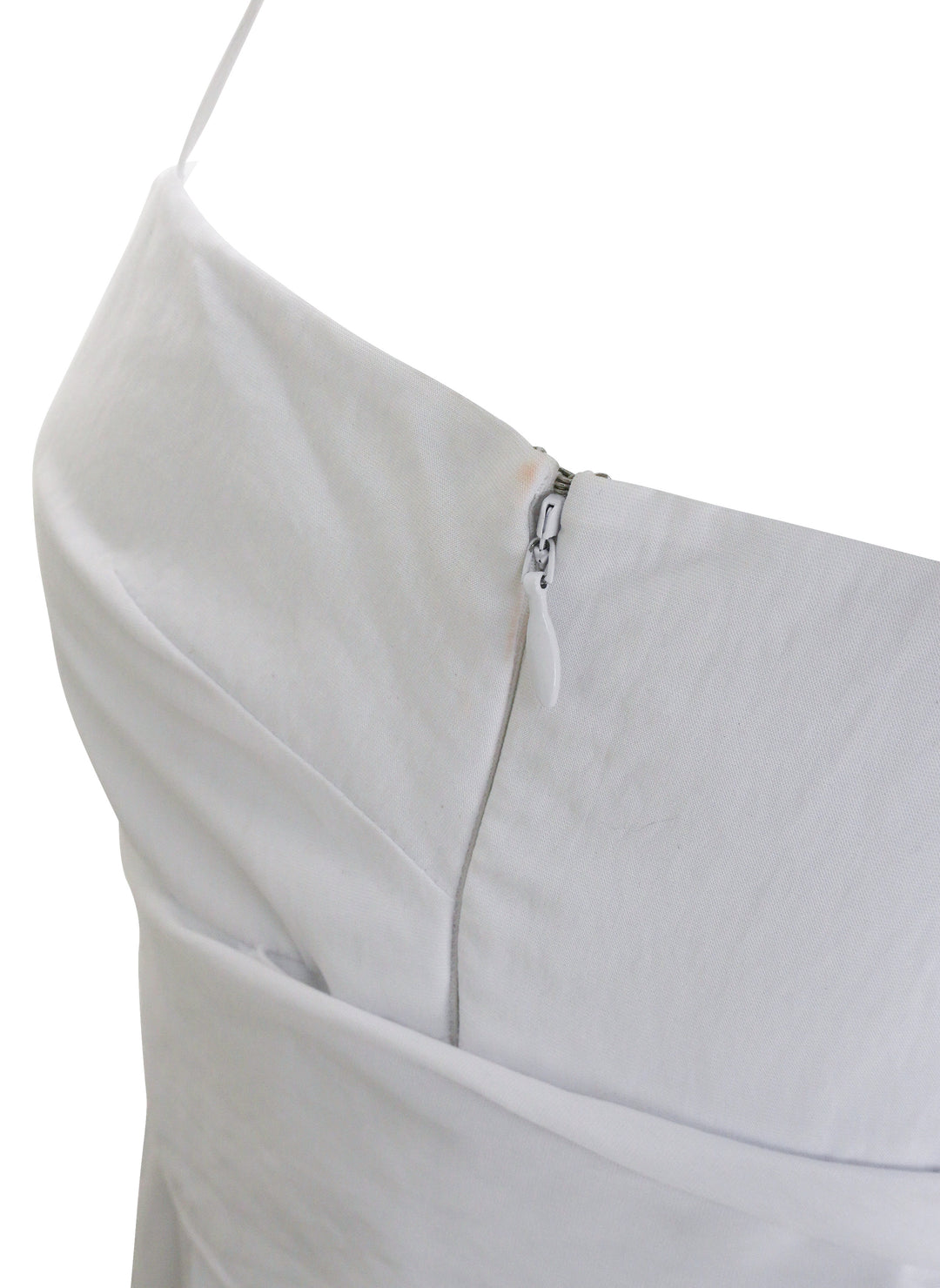 Vince. Fil Coupé Mixed Media Dress in Off White - Discounts on Vince. at UAL
