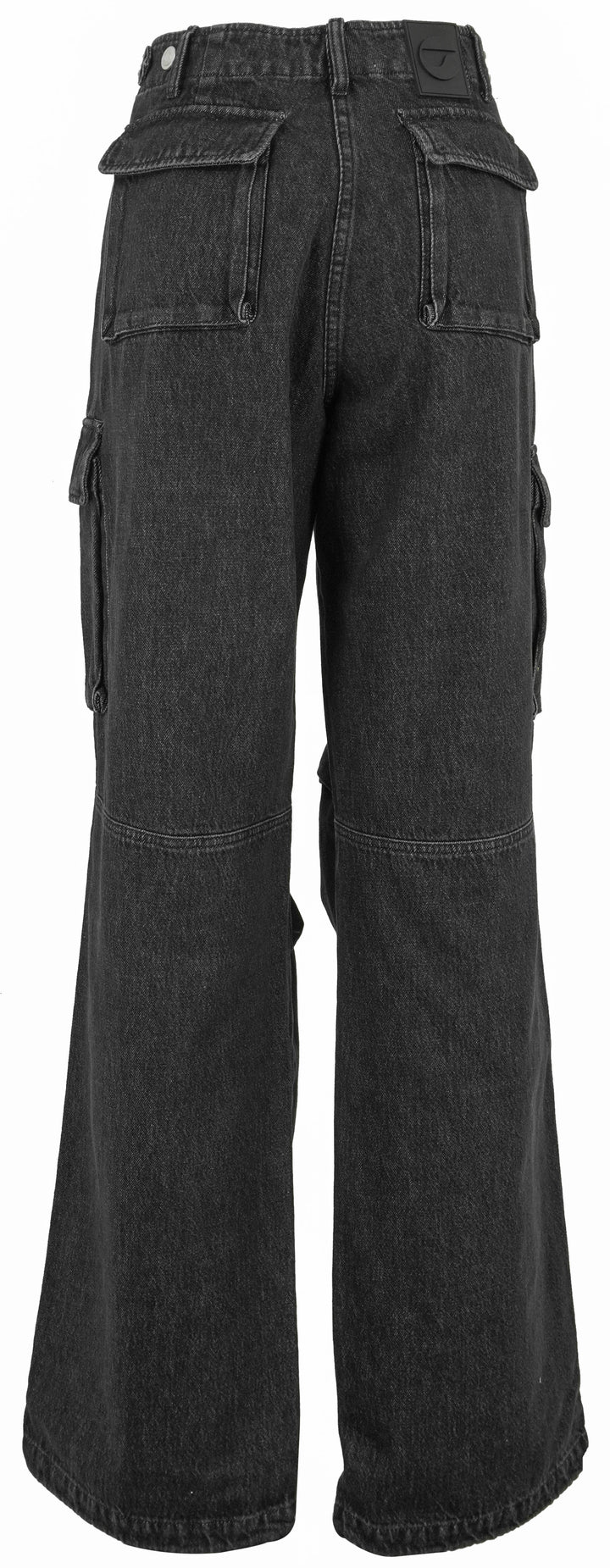 Coperni Wide Leg Cargo Denim in Faded Black - Discounts on Coperni at UAL