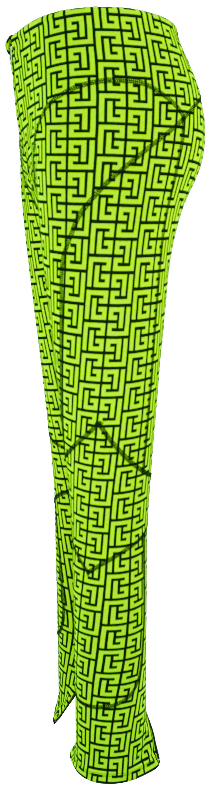 Balmain Monogram Leggings in Neon Green - Discounts on Balmain at UAL