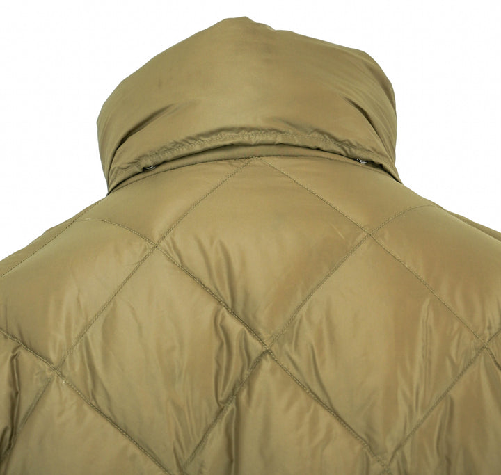 Jil Sander Quilted Puffer Jacket in Beaver - Discounts on Jil Sander at UAL