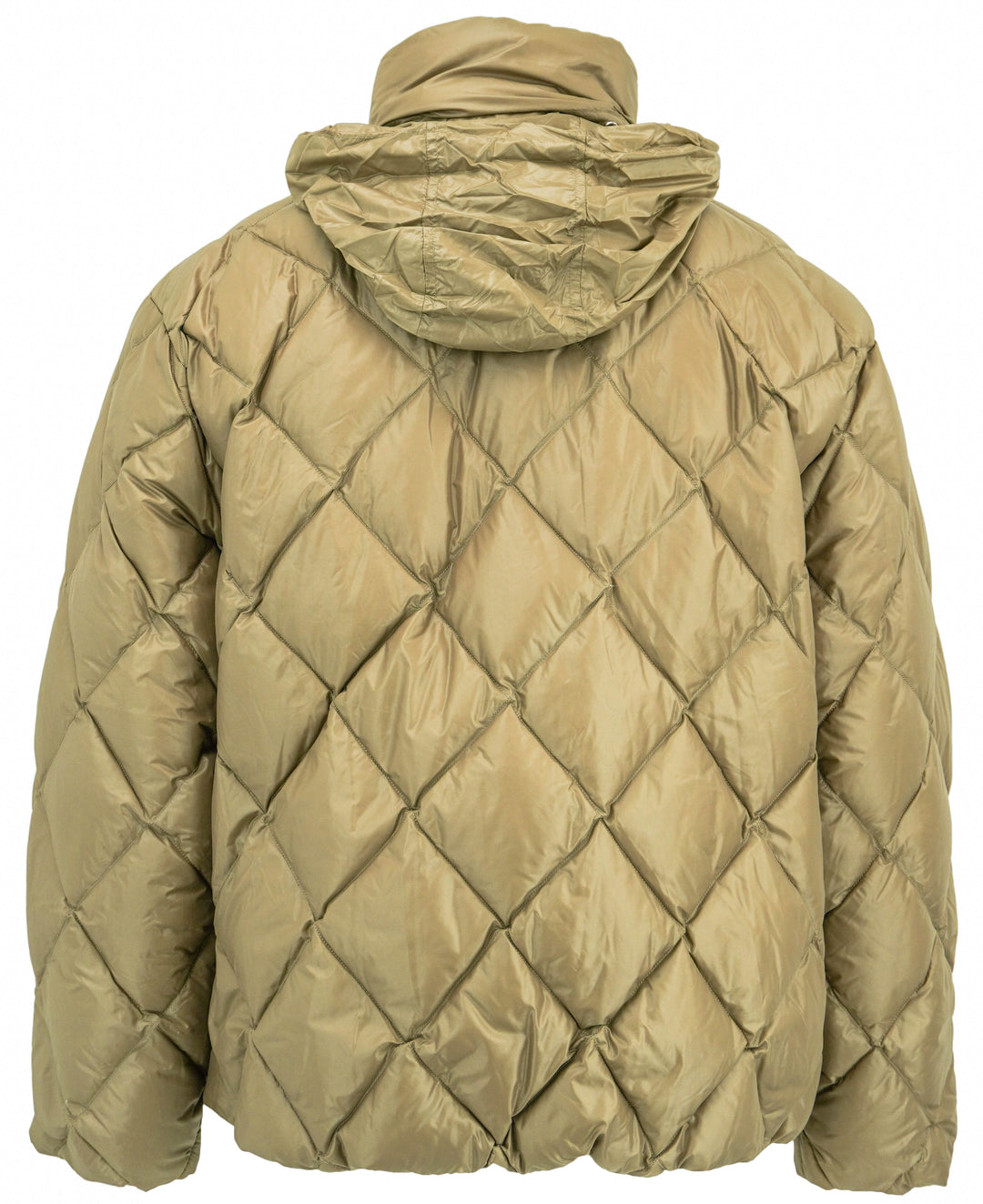 Jil Sander Quilted Puffer Jacket in Beaver - Discounts on Jil Sander at UAL
