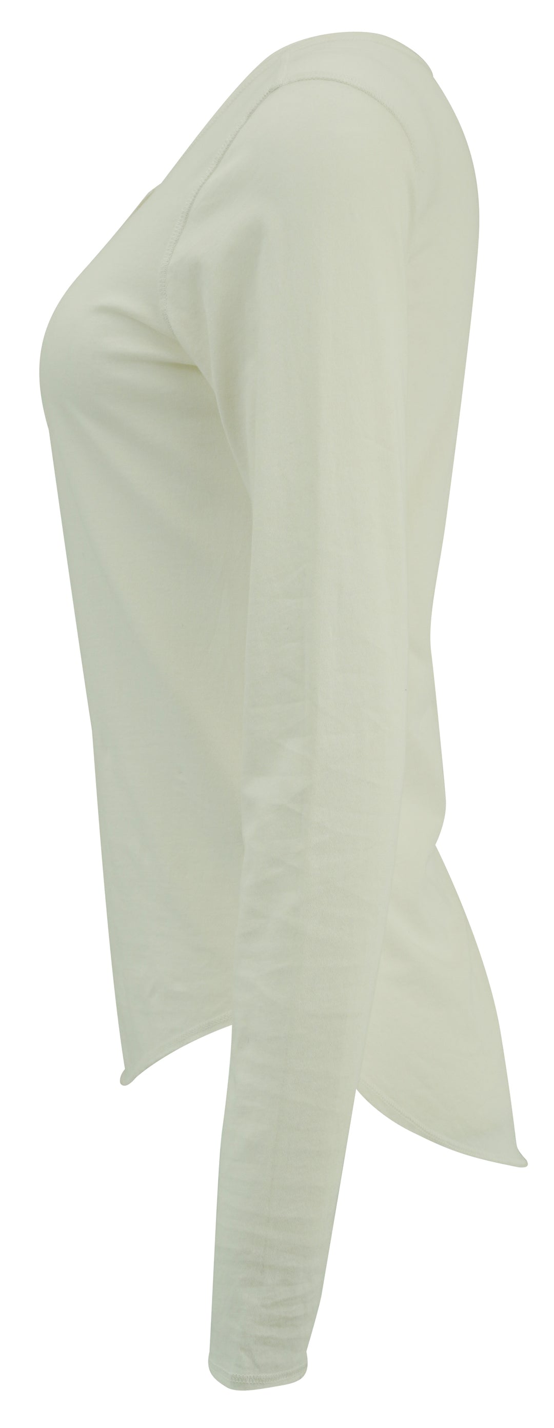 NSF Henley Tee Shirt in White - Discounts on NSF at UAL