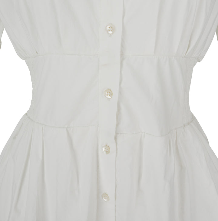 Rosie Assoulin Boogie Woogie Bugle Boy Dress in White - Discounts on Rosie Assoulin at UAL