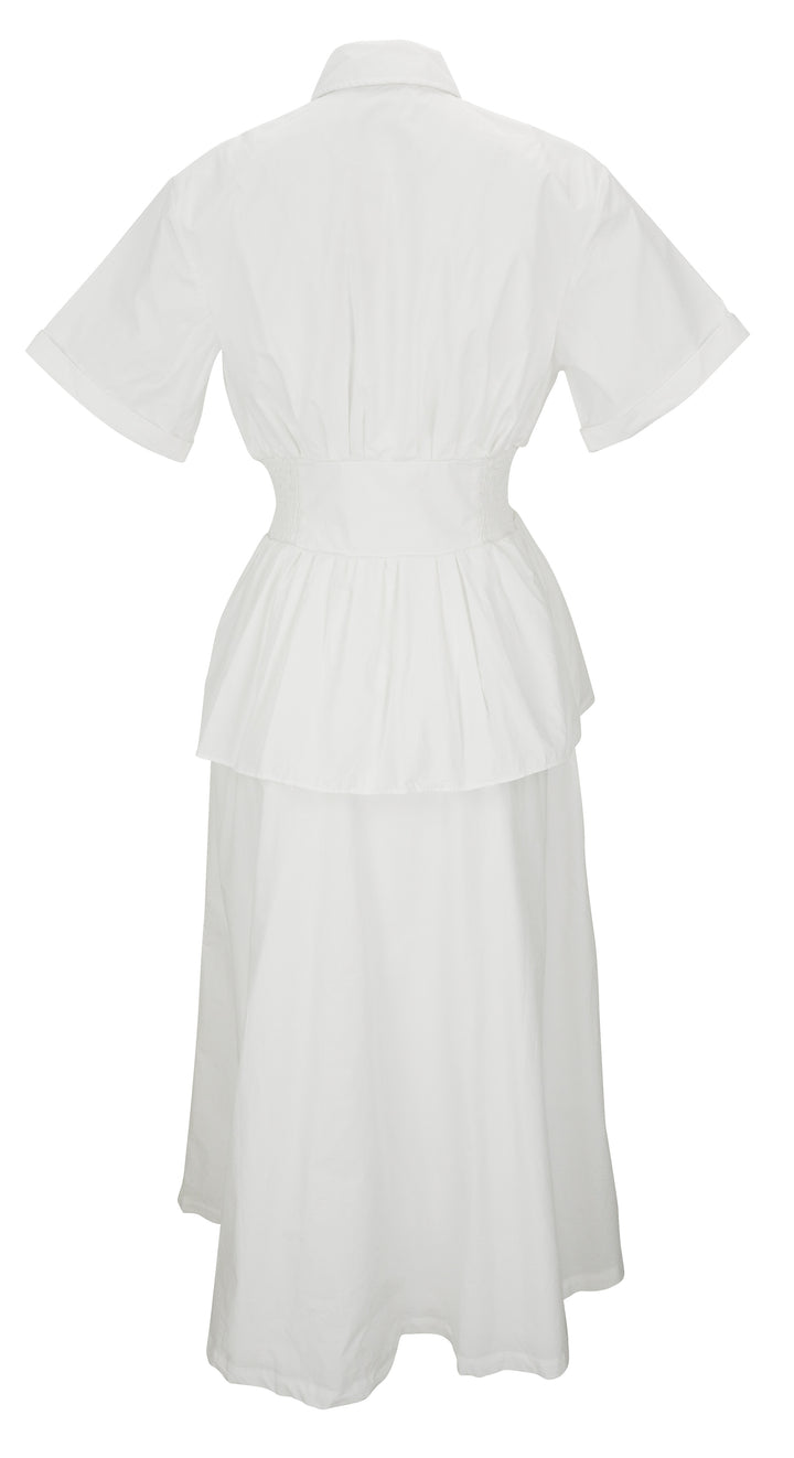 Rosie Assoulin Boogie Woogie Bugle Boy Dress in White - Discounts on Rosie Assoulin at UAL