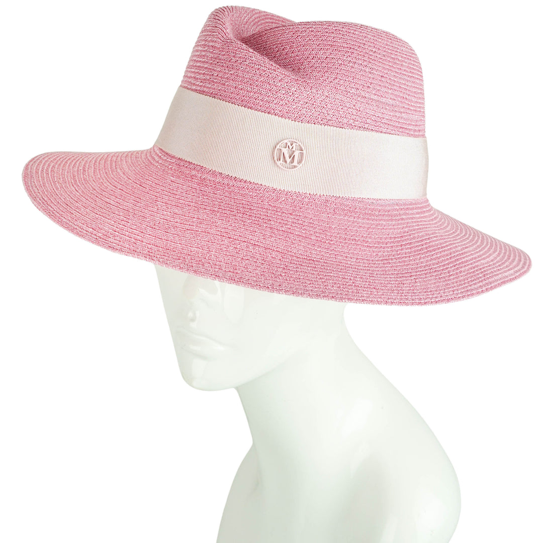Maison Michel Virginie Hat in Bubblegum - Discounts on Maison Michel at UAL