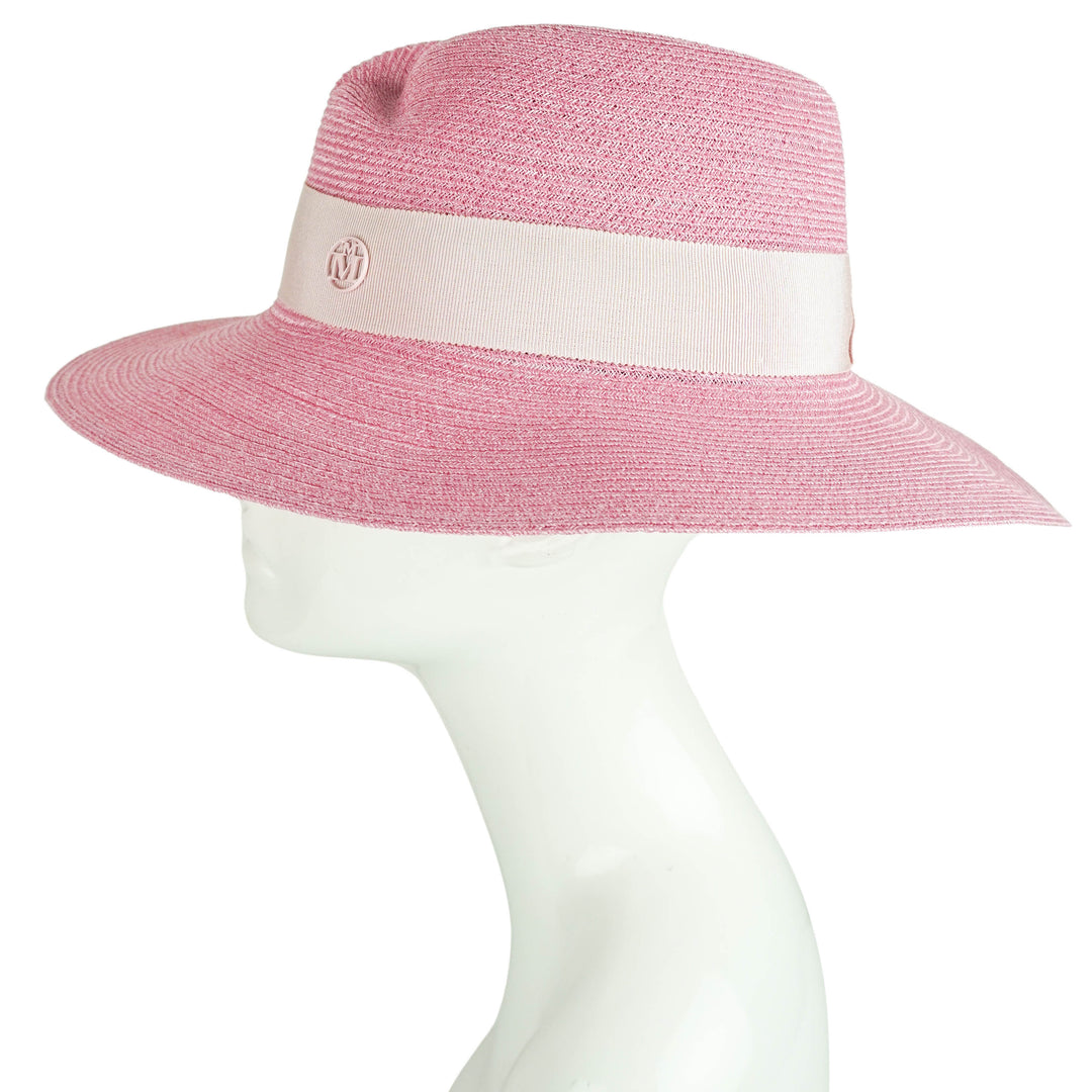 Maison Michel Virginie Hat in Bubblegum - Discounts on Maison Michel at UAL