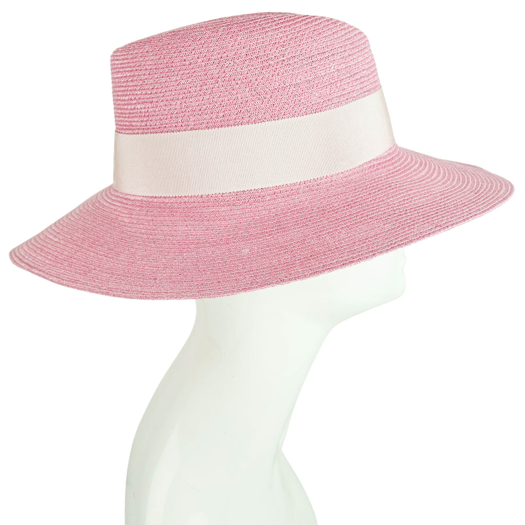 Maison Michel Virginie Hat in Bubblegum - Discounts on Maison Michel at UAL
