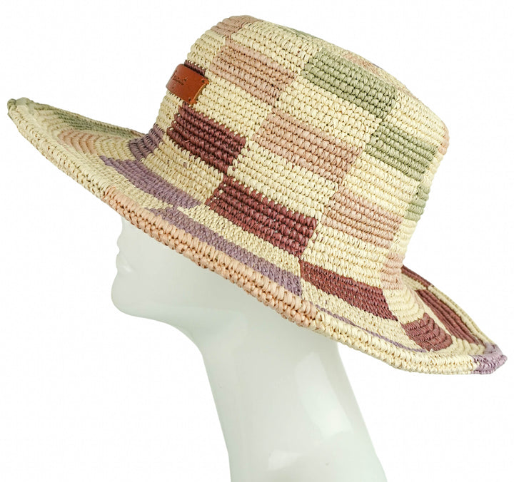 Nick Fouquet Window Pane Hat in Multicolored Checkered - Discounts on Nick Fouquet at UAL
