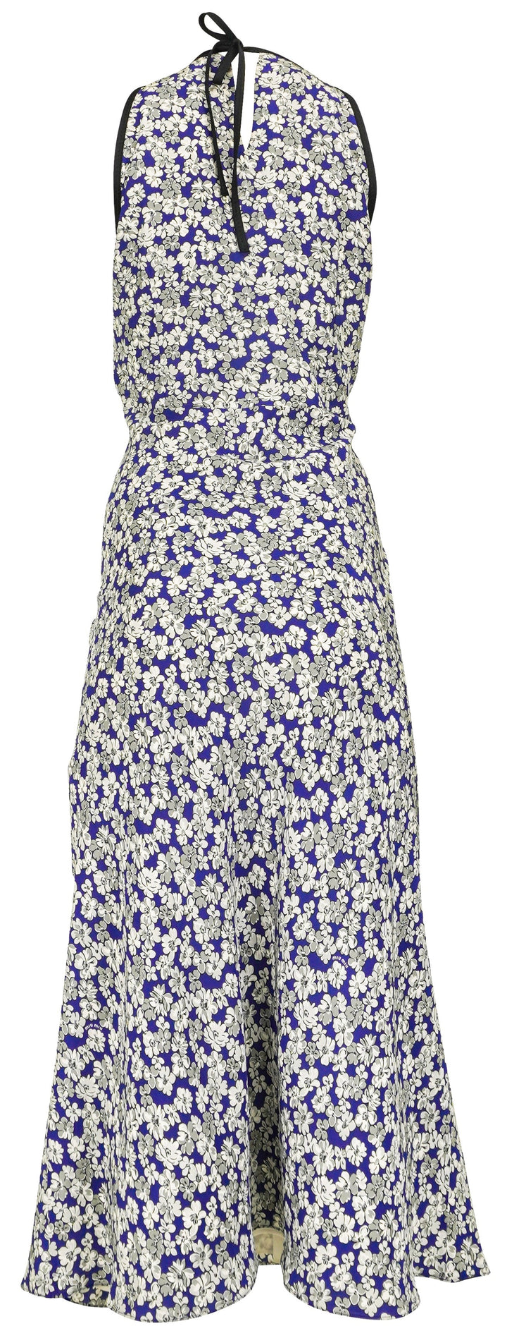 Miu Miu Flower Print Dress in Blue