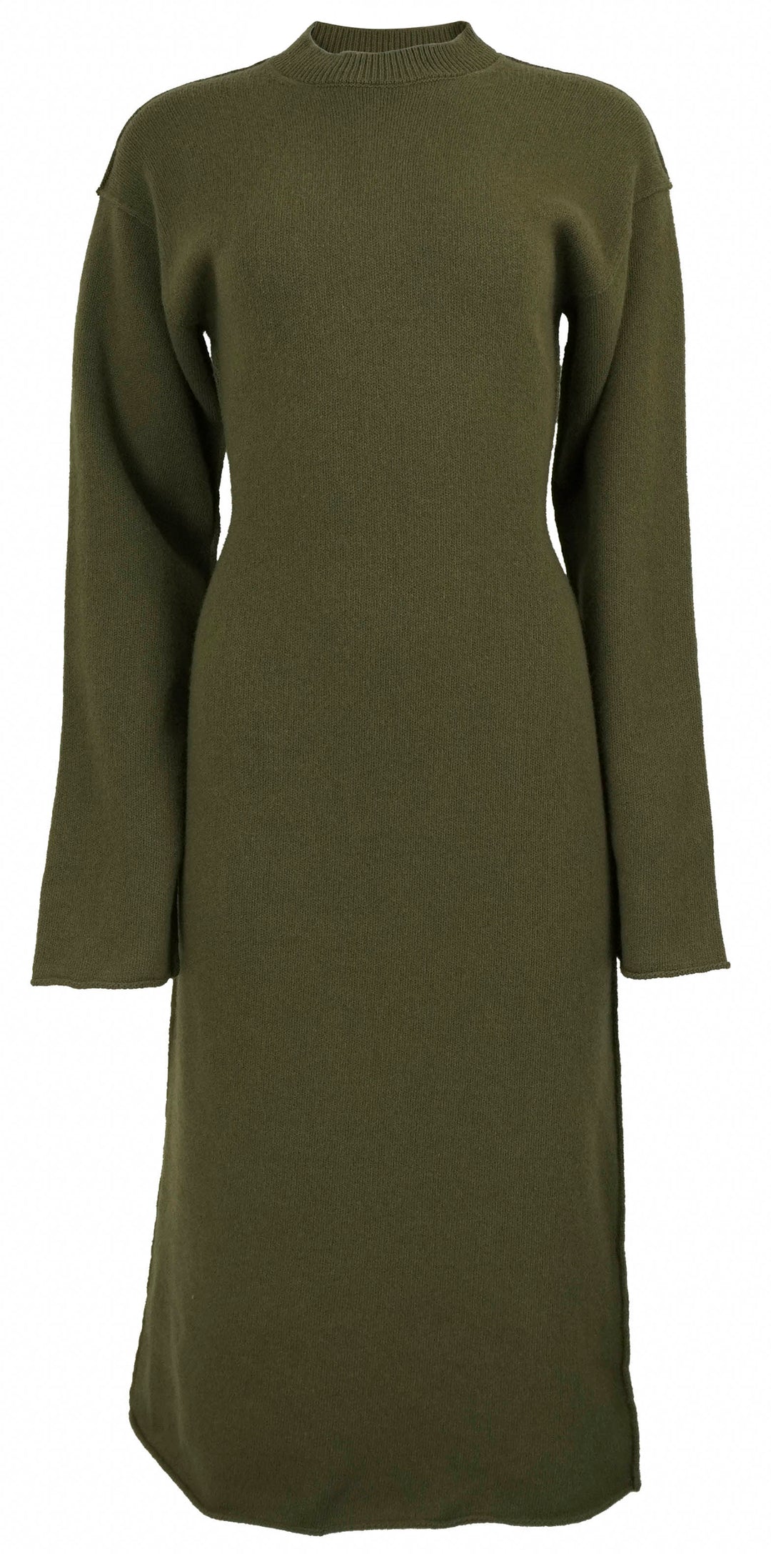 Sofie D'Hoore Malevich Wool Sweater Dress in Sage - Discounts on Sofie D'Hoore at UAL