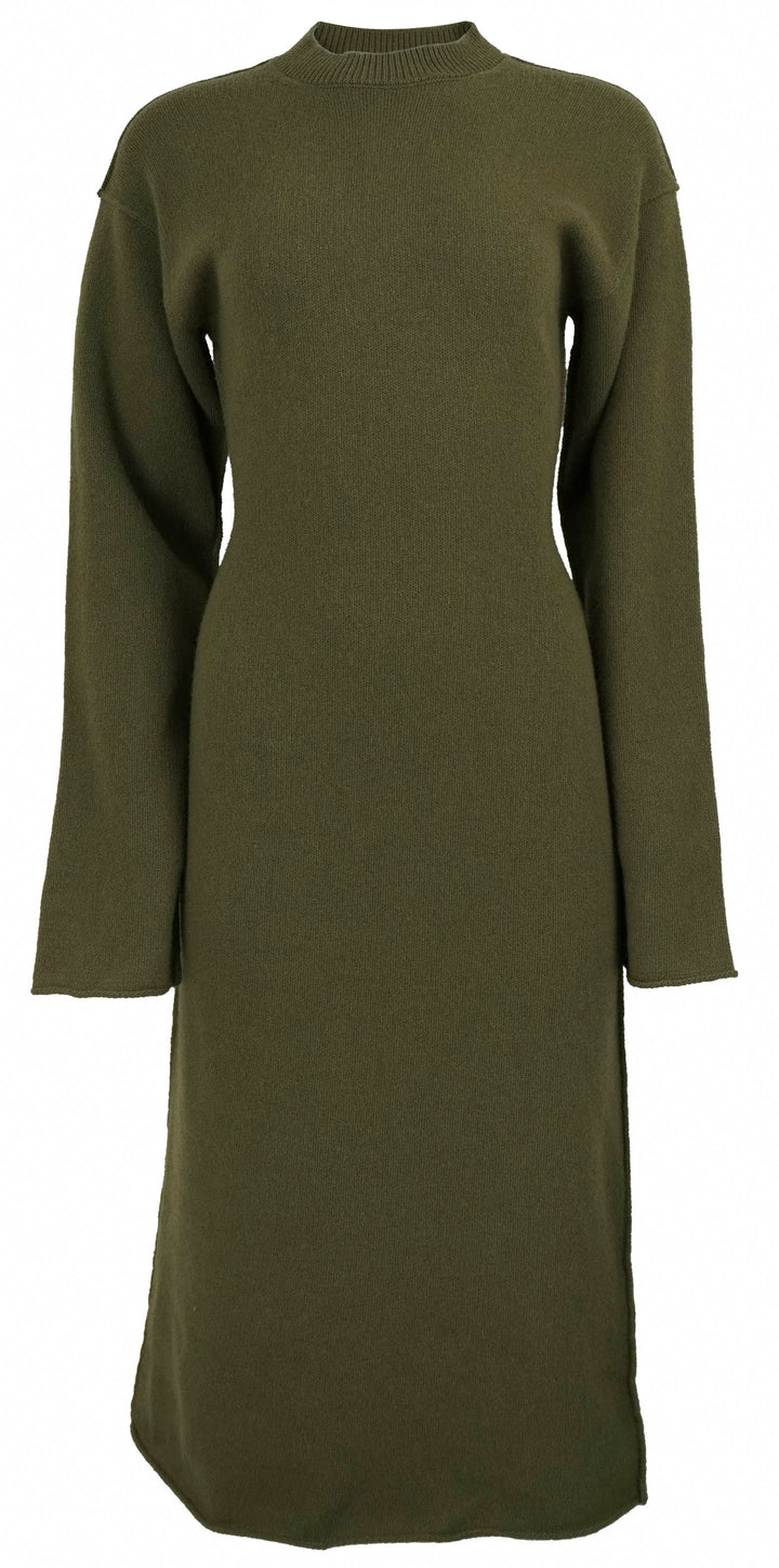 Sofie D'Hoore Malevich Wool Sweater Dress in Sage - Discounts on Sofie D'Hoore at UAL