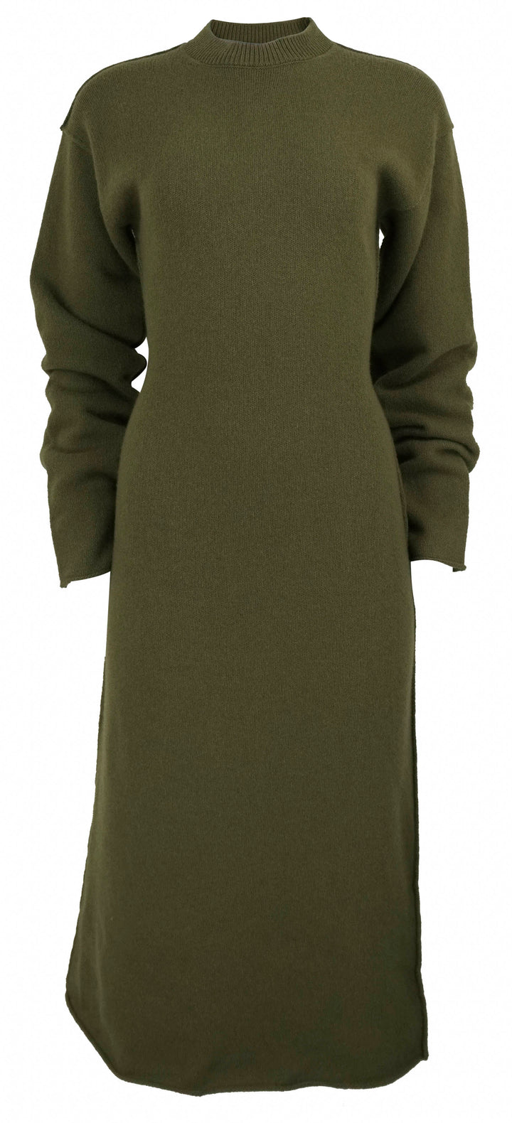 Sofie D'Hoore Malevich Wool Sweater Dress in Sage - Discounts on Sofie D'Hoore at UAL