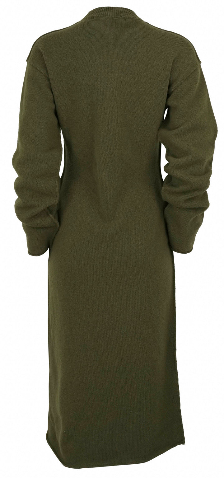 Sofie D'Hoore Malevich Wool Sweater Dress in Sage - Discounts on Sofie D'Hoore at UAL