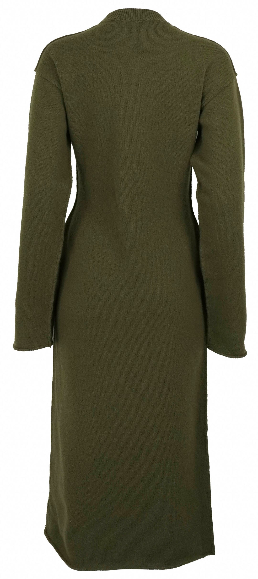 Sofie D'Hoore Malevich Wool Sweater Dress in Sage - Discounts on Sofie D'Hoore at UAL