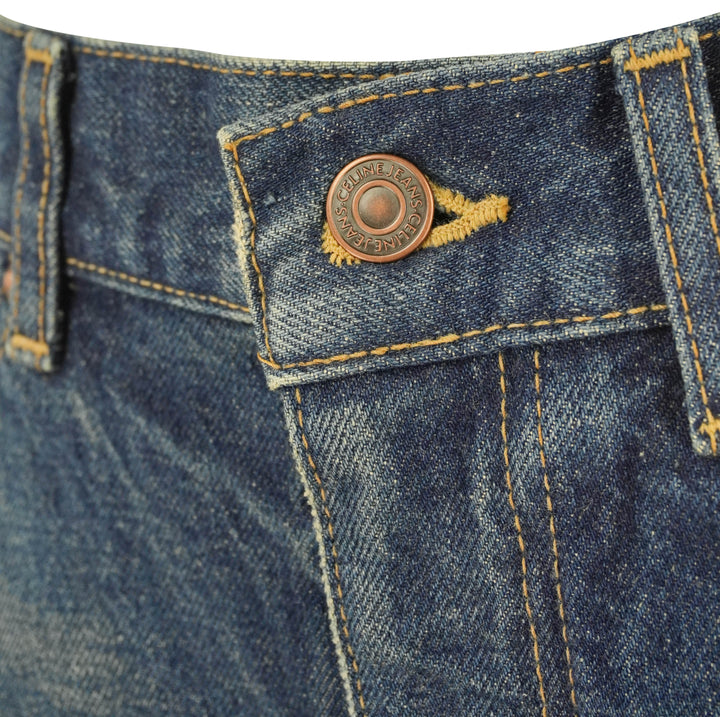 Celine Midrise Jean in Dark Union Wash - Discounts on Celine at UAL