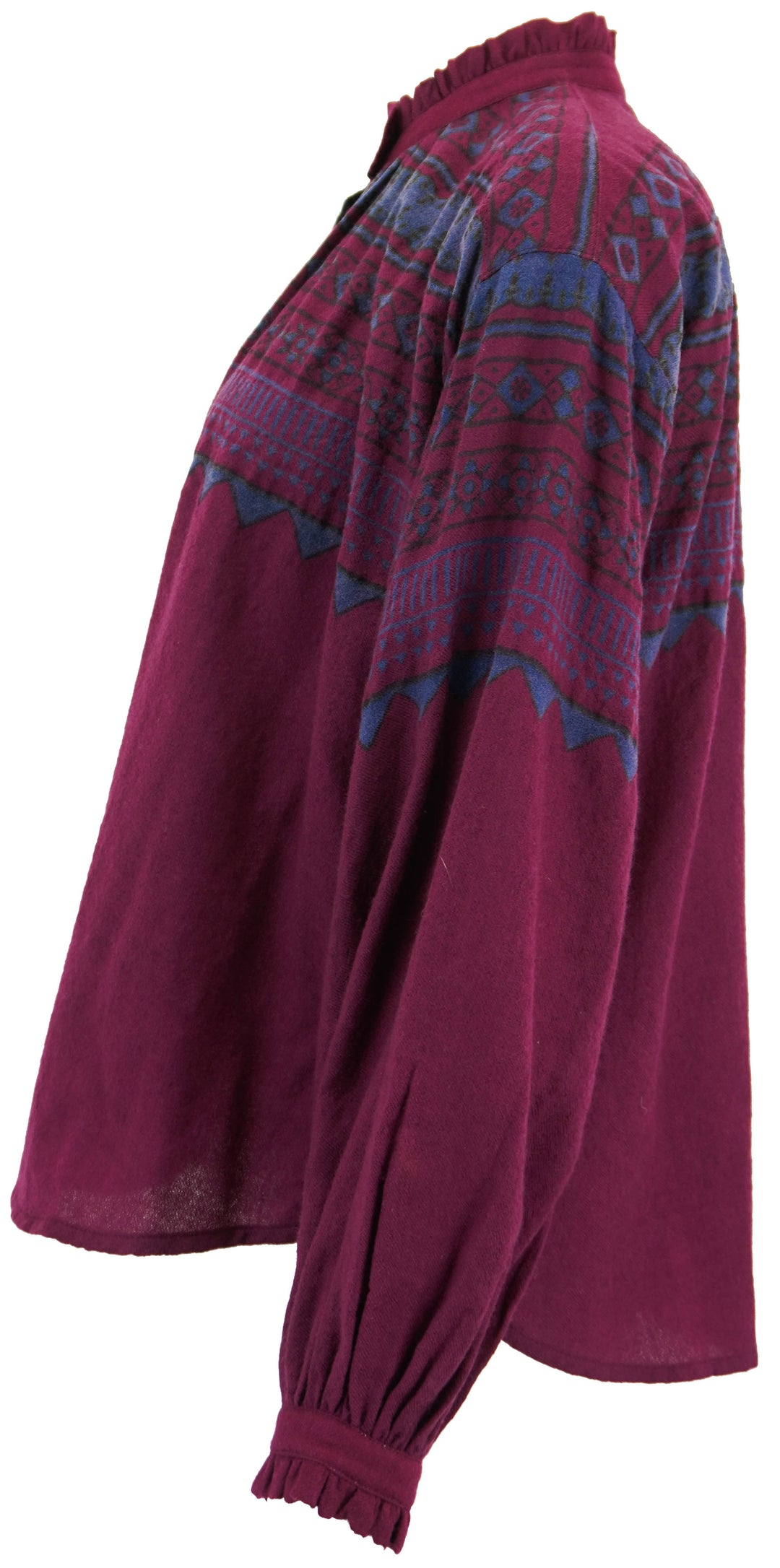 Alix of Bohemia Fairisle Blouse is Poet Plum - Discounts on Alix of Bohemia at UAL