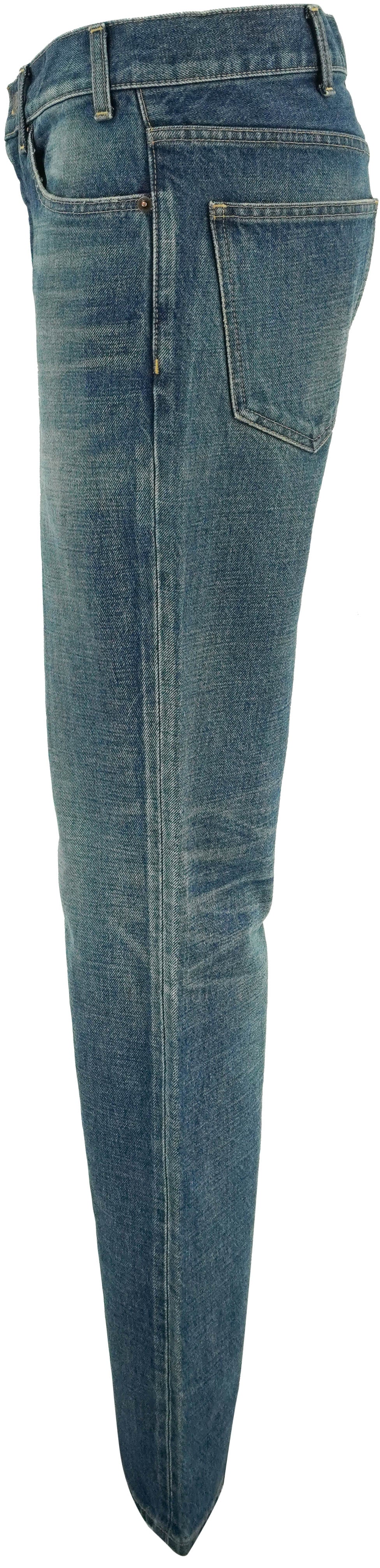 Celine Midrise Jean in Dark Union Wash - Discounts on Celine at UAL