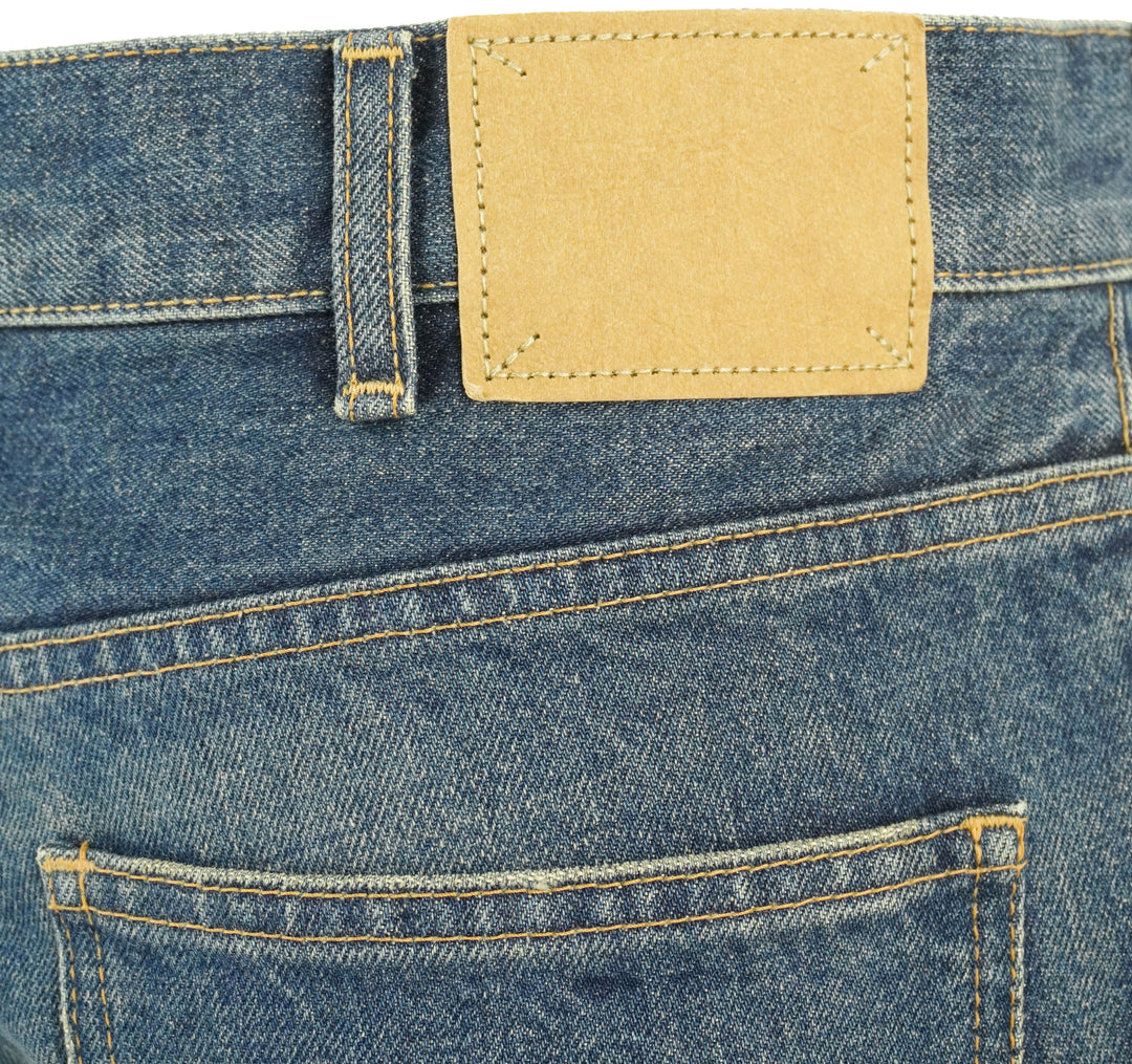 Celine Midrise Jean in Dark Union Wash - Discounts on Celine at UAL