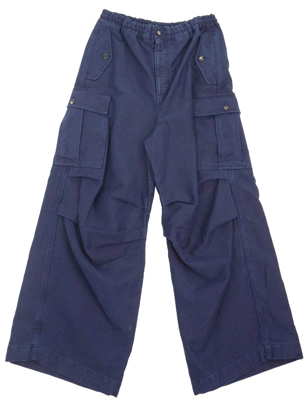 Marni Cargo Trousers in Navy - Discounts on MARNI at UAL