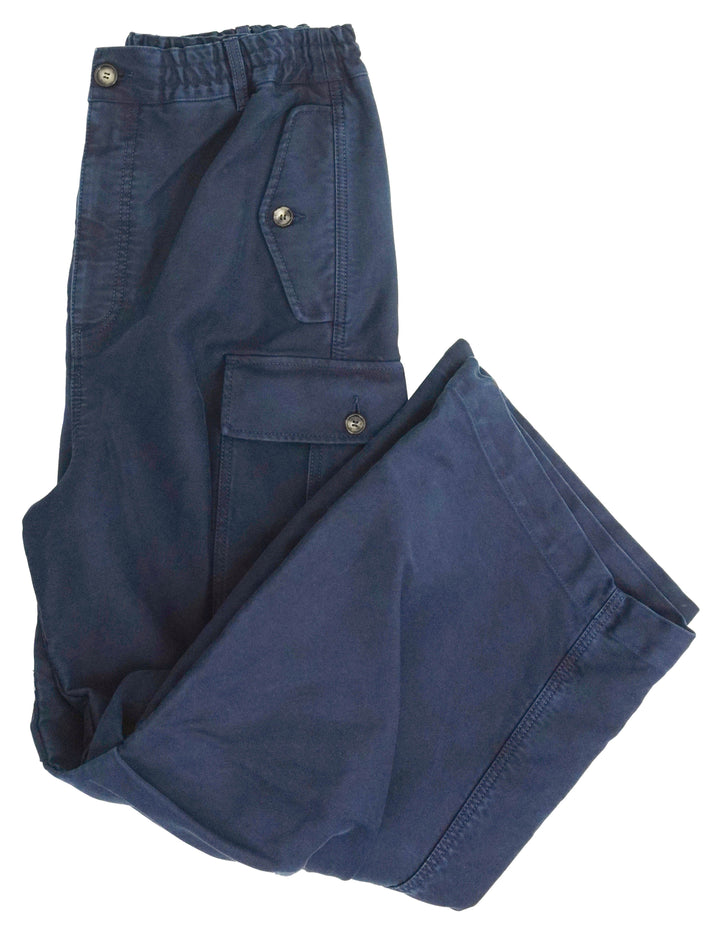 Marni Cargo Trousers in Navy - Discounts on MARNI at UAL