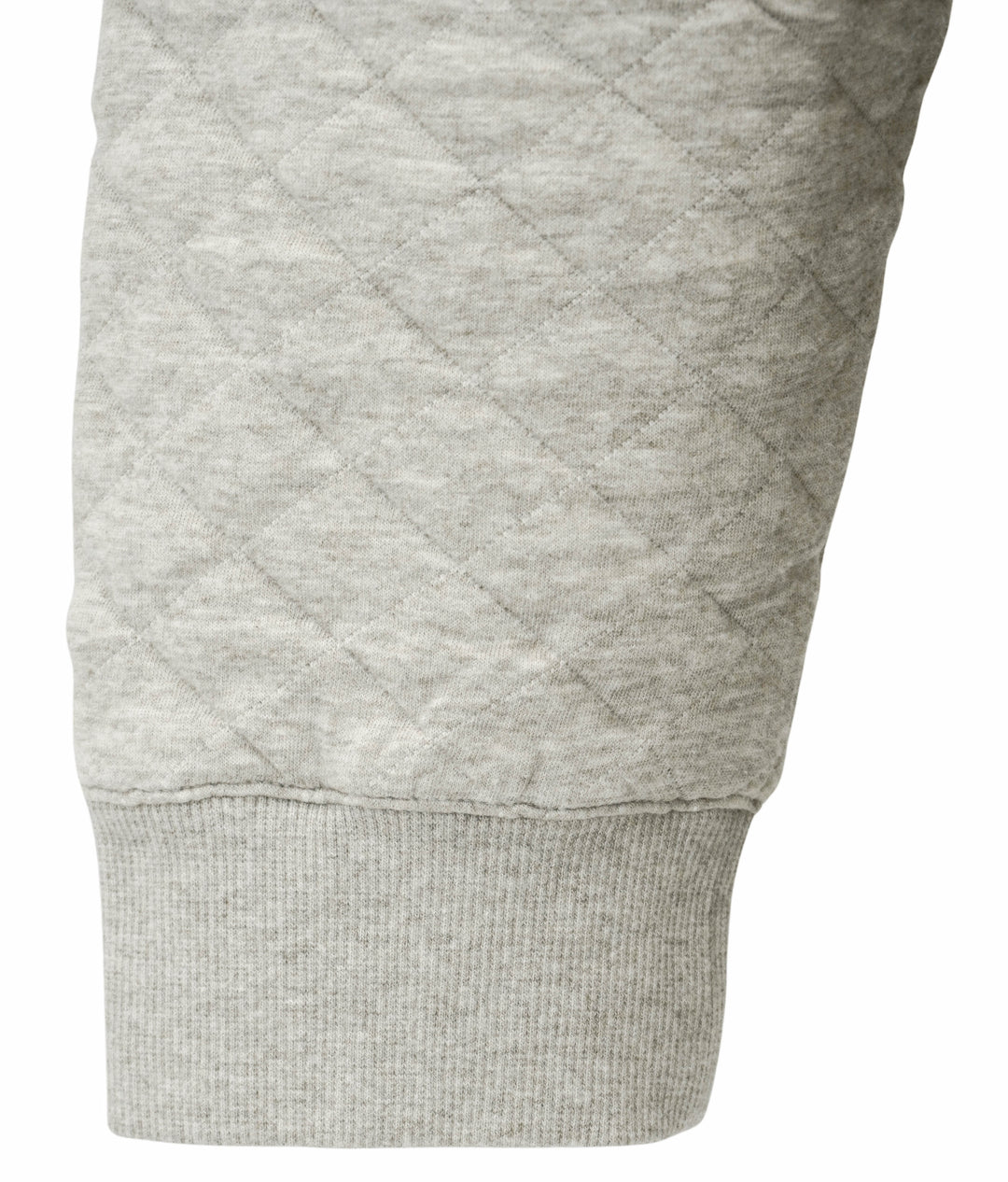 Faherty Epic Quilted Pullover in Oatmeal Melange - Discounts on Faherty at UAL