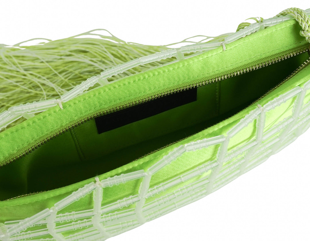 Carolina Santo Domingo Stella Clutch in Jade - Discounts on Carolina Santo Domingo at UAL