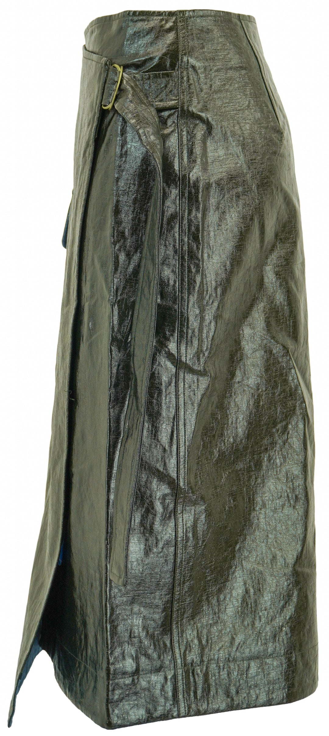 Ulla Johnson Coated Mila Skirt in Cypress - Discounts on Ulla Johnson at UAL