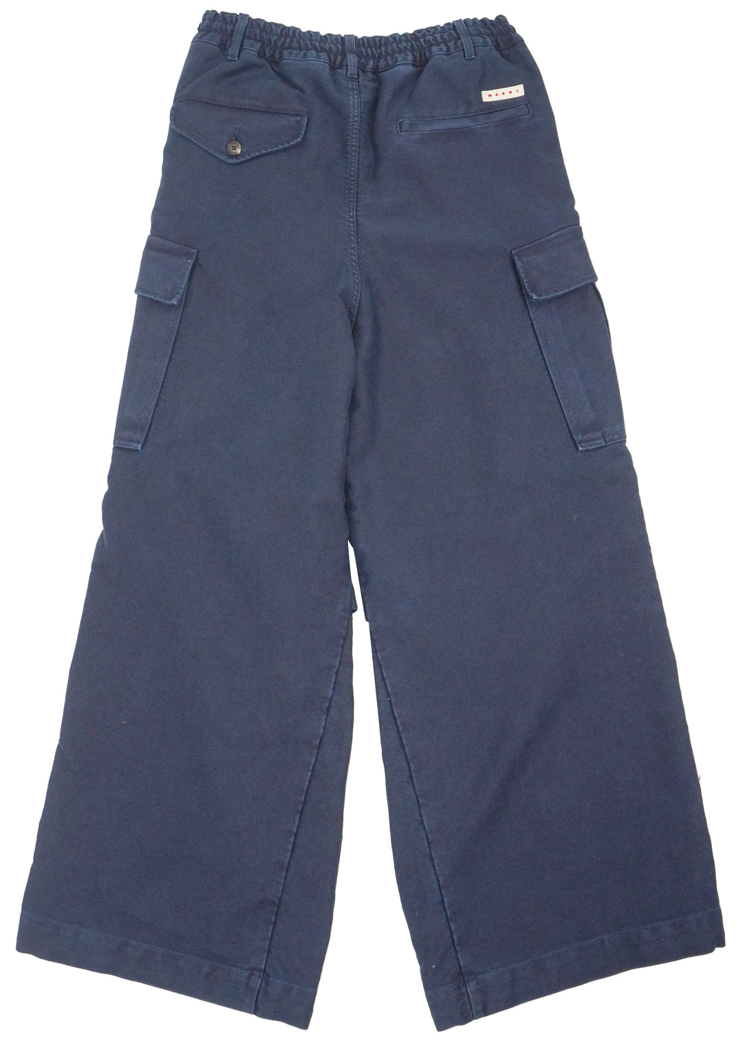 Marni Cargo Trousers in Navy - Discounts on MARNI at UAL