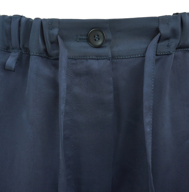 Proenza Schouler White Label Satin Magnus Pants in Ink - Discounts on Proenza Schouler White Label at UAL