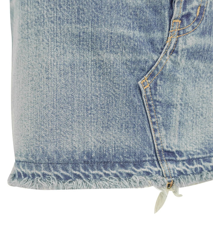 Moussy Vintage Lincoya Denim Mini Skirt in Blue - Discounts on Moussy Vintage at UAL