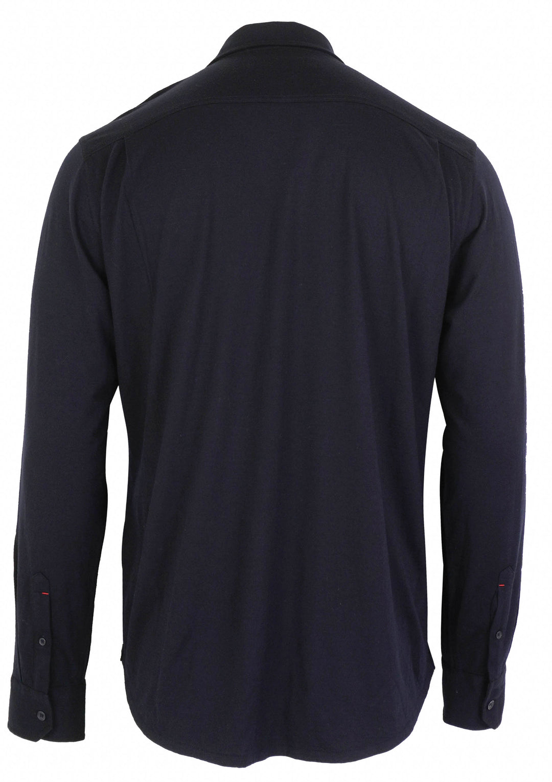 Orlebar Brown Giles Merino Shirt in Night Iris - Discounts on Orlebar Brown at UAL