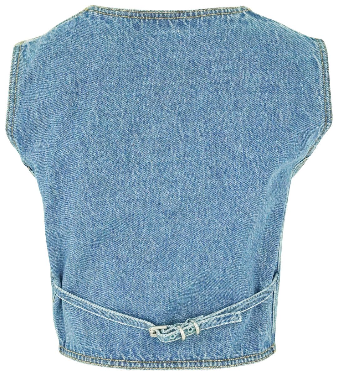 Givenchy Vouyou Denim Vest in Blue - Discounts on Givenchy at UAL