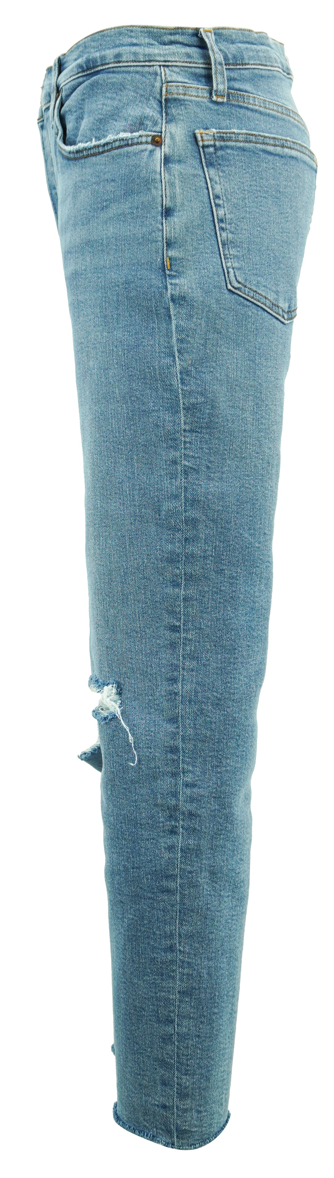 Re/Done 70s Stove Pipe Jeans in Destroyed Dawn - Discounts on RE/DONE at UAL