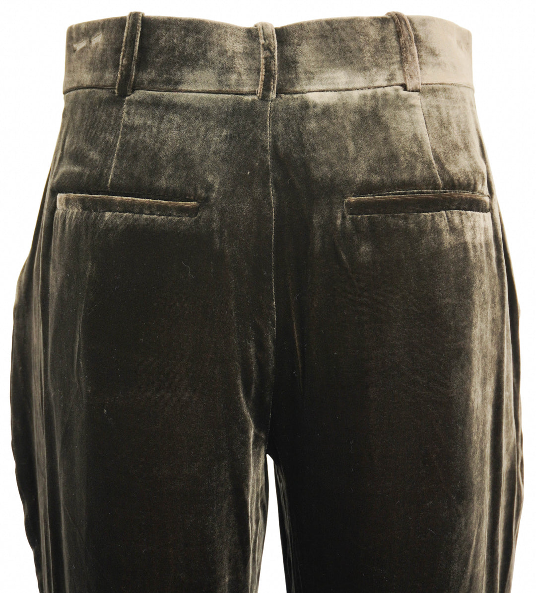 Frame Velvet Flared Trousers in Espresso - Discounts on Frame at UAL