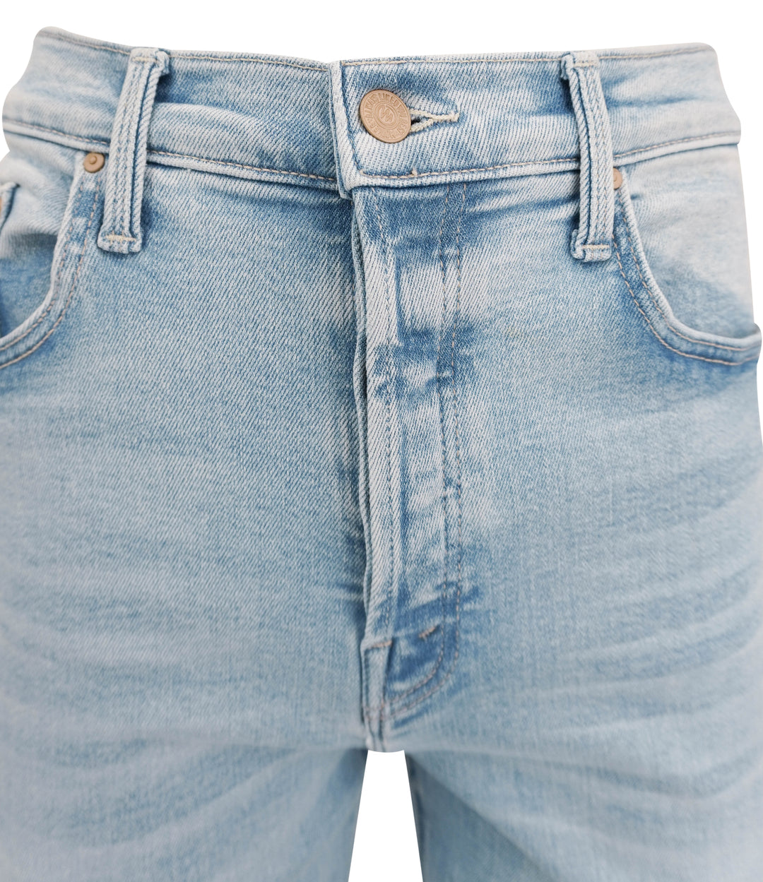 Mother The Tripper Ankle Fray Denim in Big Hair Dont Care - Discounts on Mother at UAL
