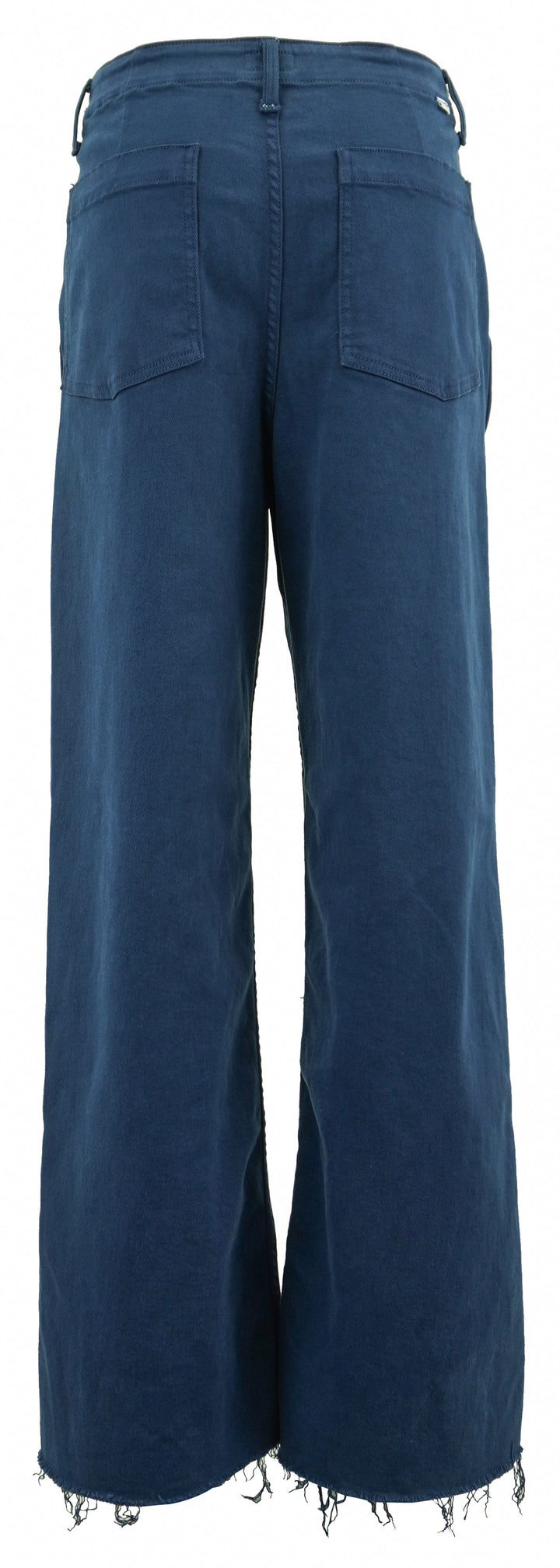 Mother The Major Zip Sneak Fray Jeans in Insignia Blue - Discounts on Mother at UAL