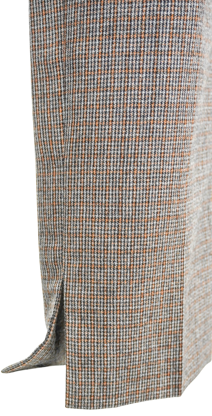 Stella McCartney Straight Leg Trousers in Grey Houndstooth - Discounts on Stella McCartney at UAL