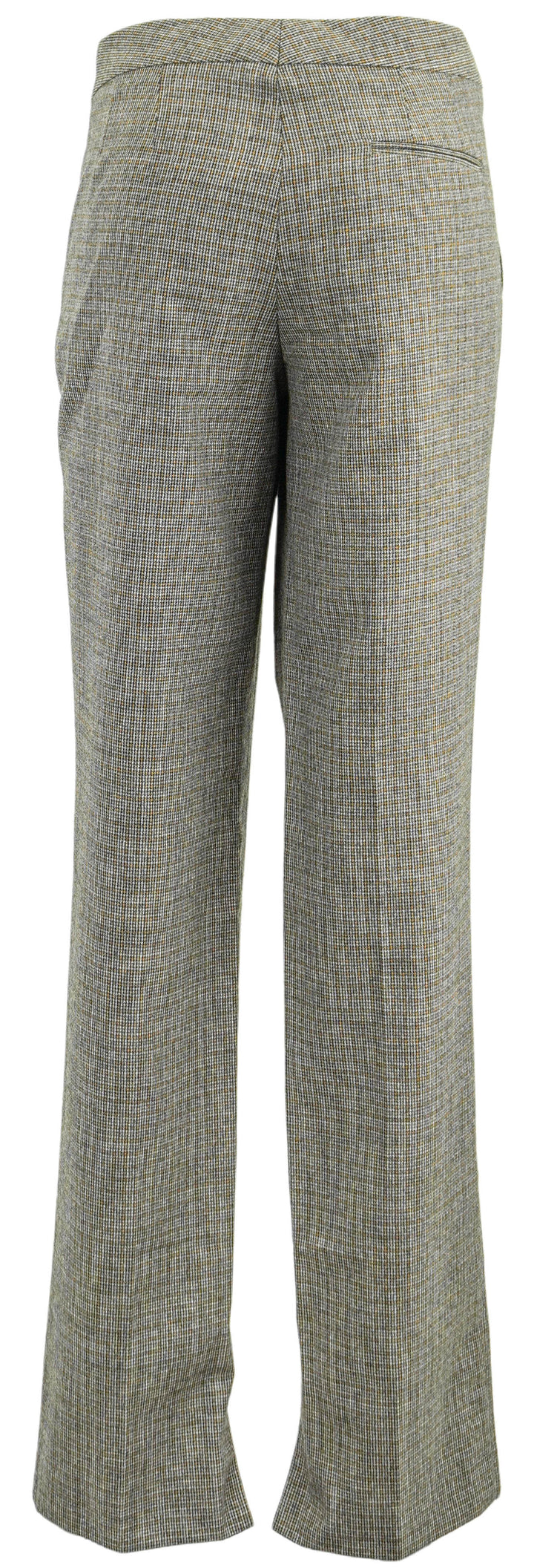 Stella McCartney Straight Leg Trousers in Grey Houndstooth - Discounts on Stella McCartney at UAL