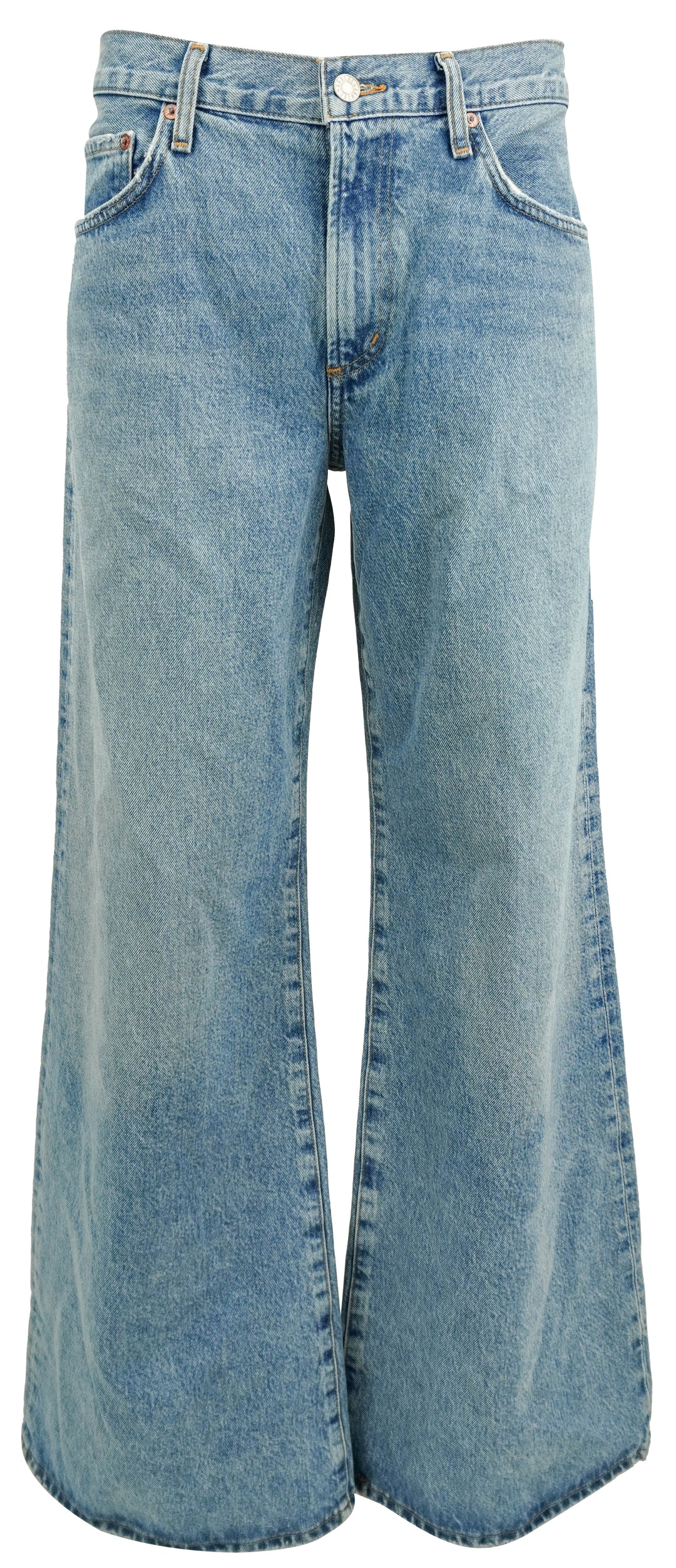 Agolde Clara Low Rise Baggy Flare in Signal - Discounts on Agolde at UAL