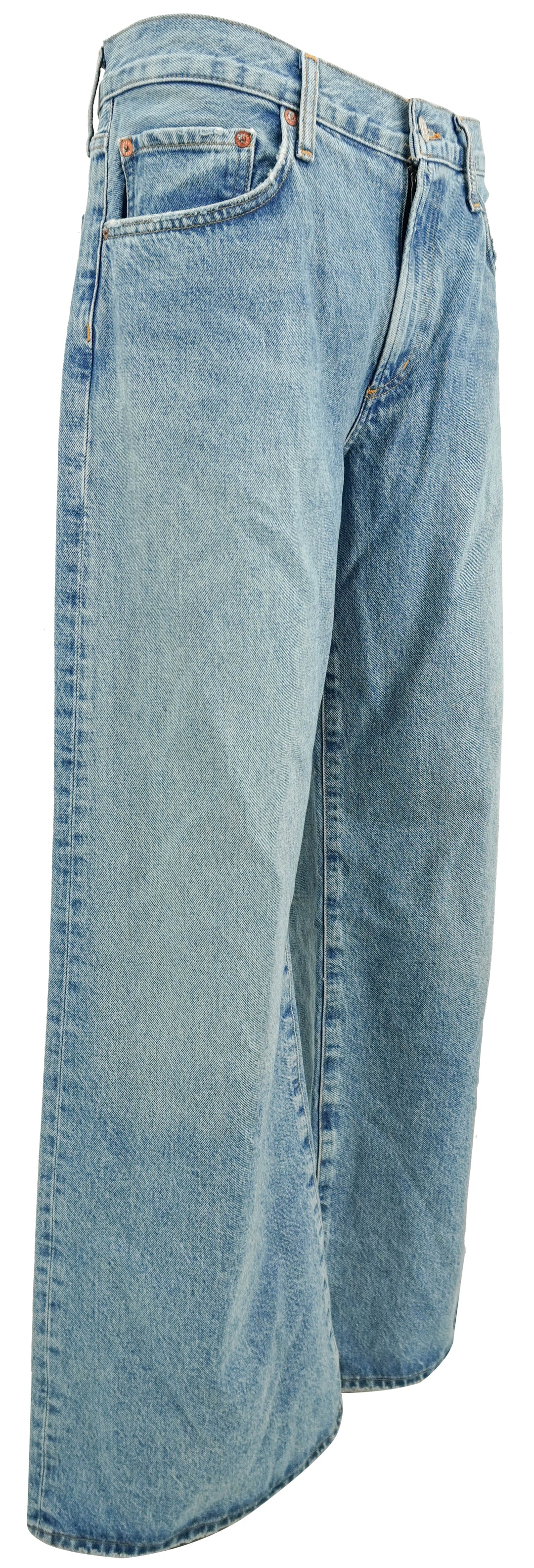 Agolde Clara Low Rise Baggy Flare in Signal - Discounts on Agolde at UAL