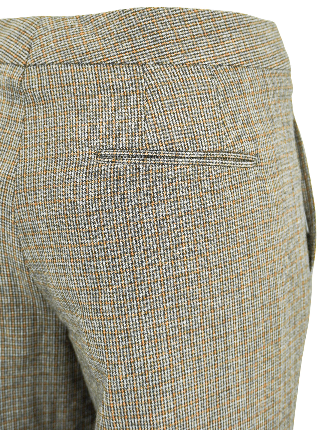 Stella McCartney Straight Leg Trousers in Grey Houndstooth - Discounts on Stella McCartney at UAL