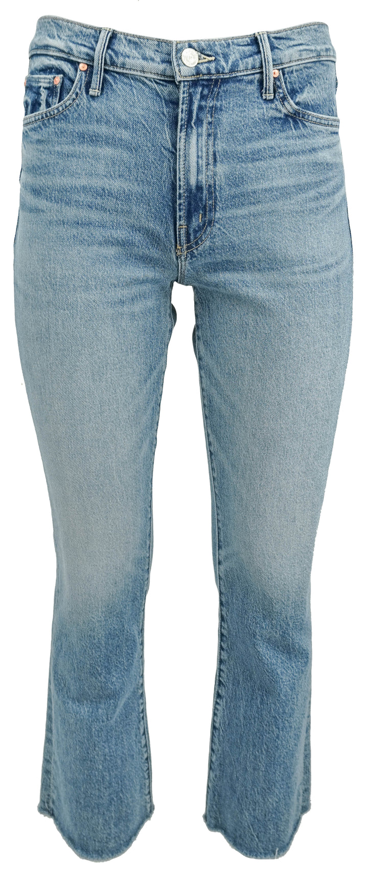 Mother The Outsider Flood Fray Denim in Are We There Yet - Discounts on Mother at UAL