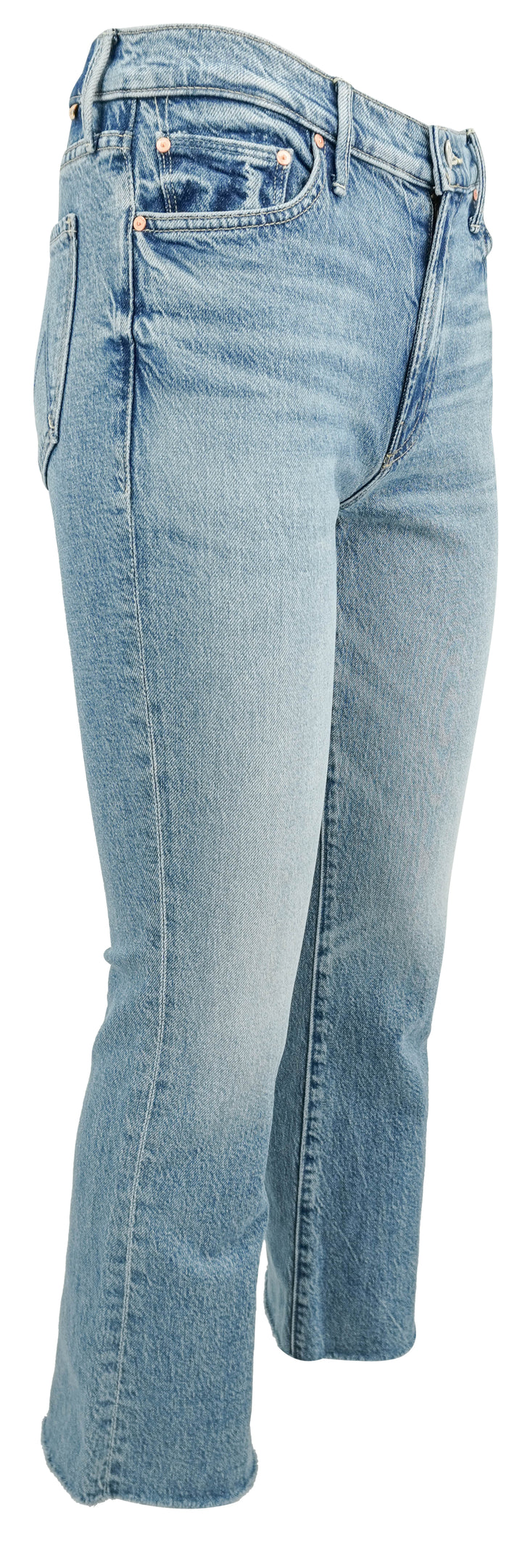 Mother The Outsider Flood Fray Denim in Are We There Yet - Discounts on Mother at UAL