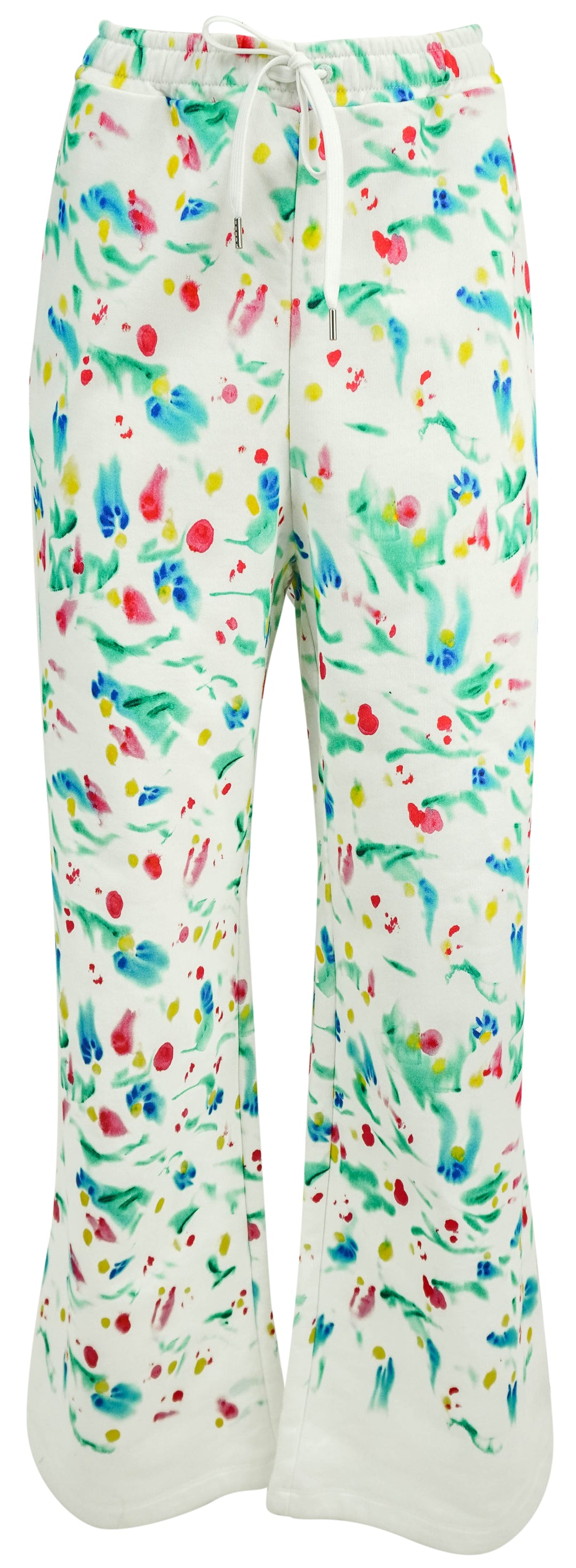 Marni Splash Loopback Organic Cotton Pants in Multi - Discounts on Marni at UAL