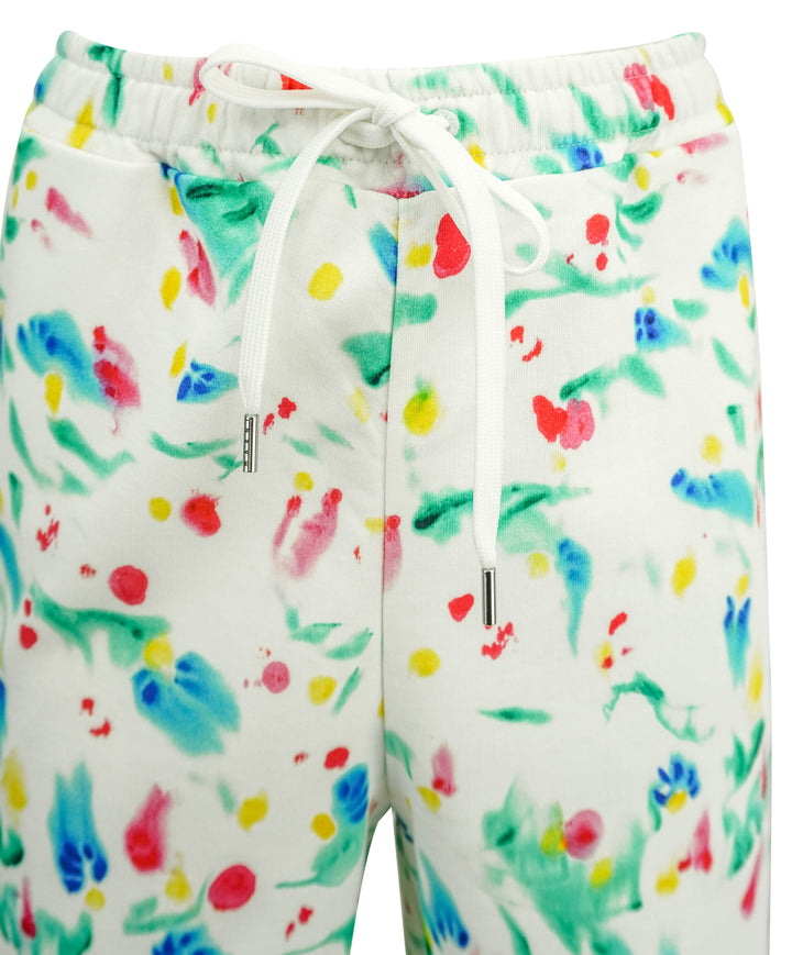 Marni Splash Loopback Organic Cotton Pants in Multi - Discounts on Marni at UAL