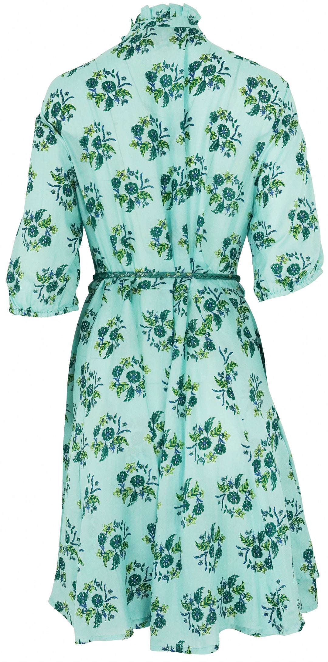Hannah Artwear Floral Print Midi Dress in Green