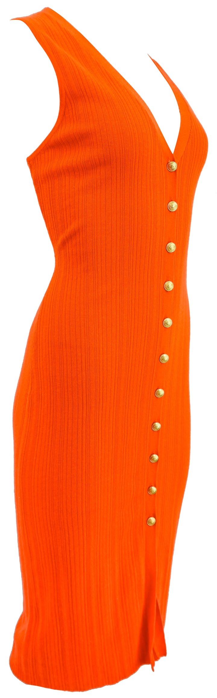 L'Agence Domino Sleeveless Knit Dress in Tangerine - Discounts on L'Agence at UAL